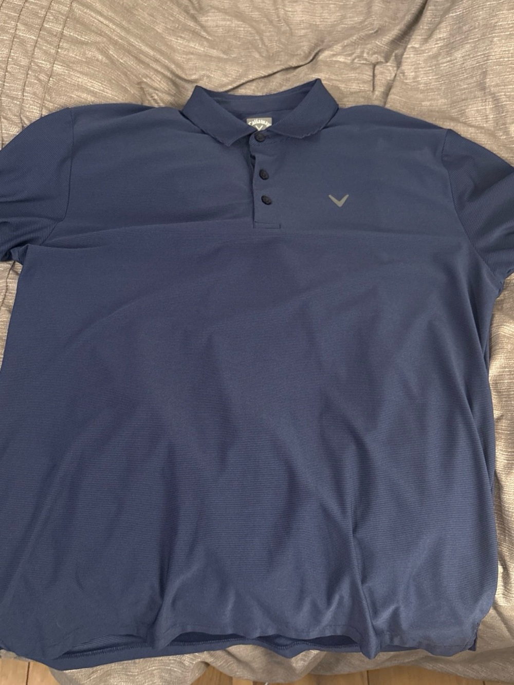 Callaway Men's Dark Navy Golf Polo with Subtle Logo